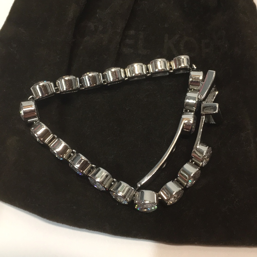 Michael Kors Bracelet 🖤 Silver Crystal Bracelet🌟Heavy